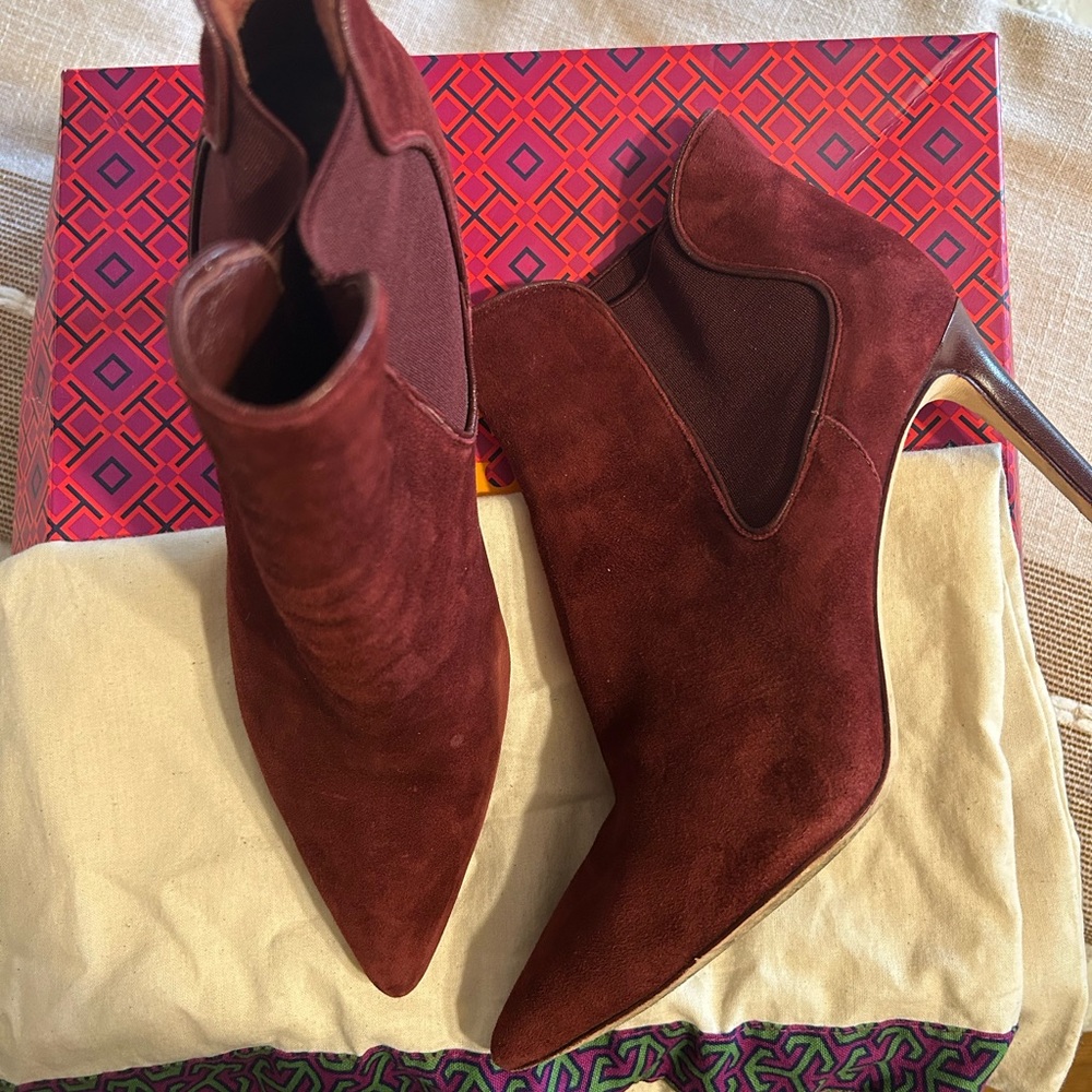 Tory Burch Suede Leather Bootie